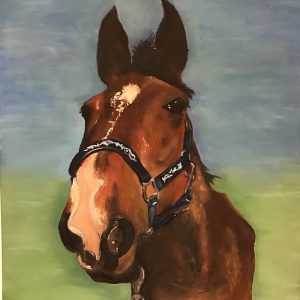 painting of a horse