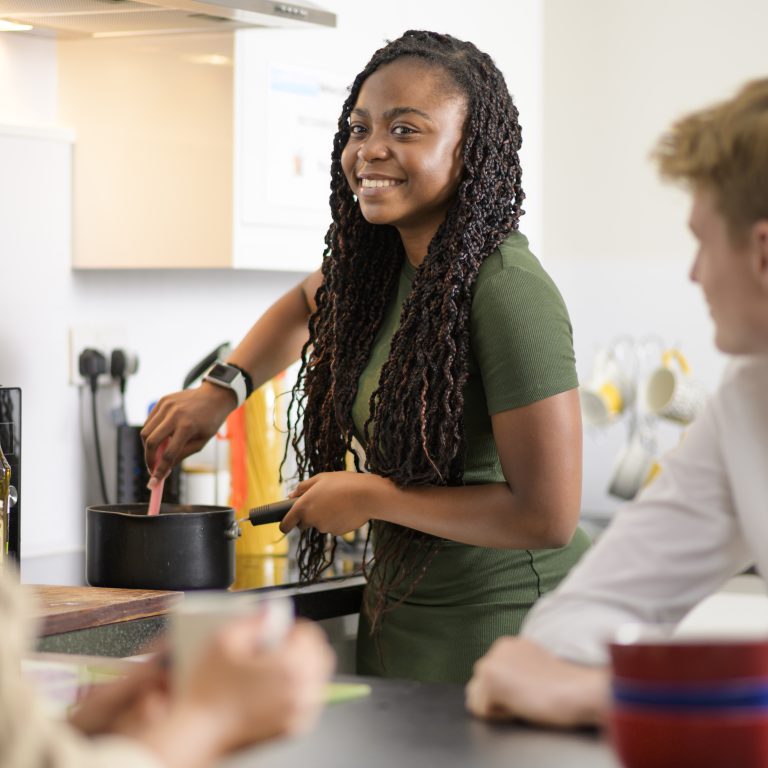 students cooking