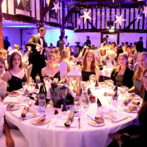 girls at the dinner table